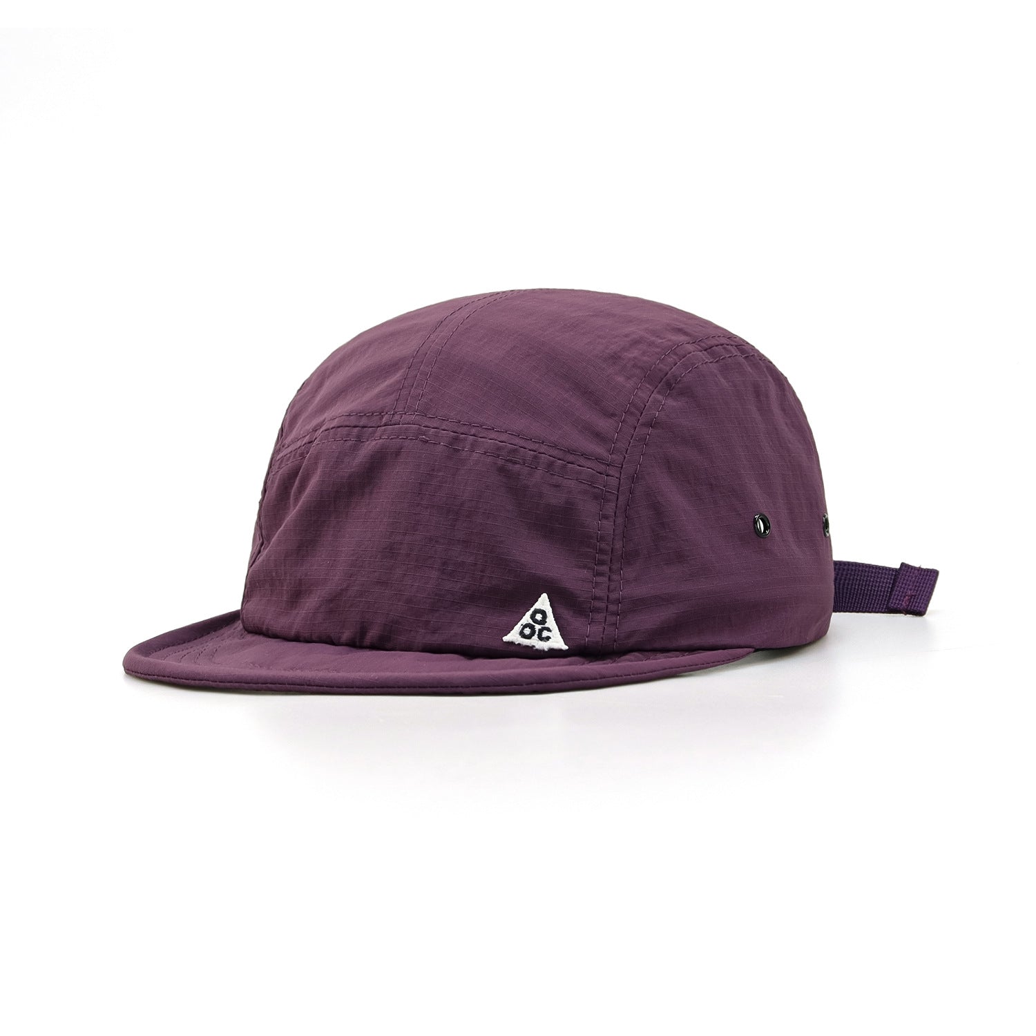Wholesale short brim embroidered peaked cap soft brim five-piece hat